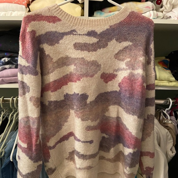 Multi purple colour camo sweater purchased from sense of independence boutique - Picture 1 of 1
